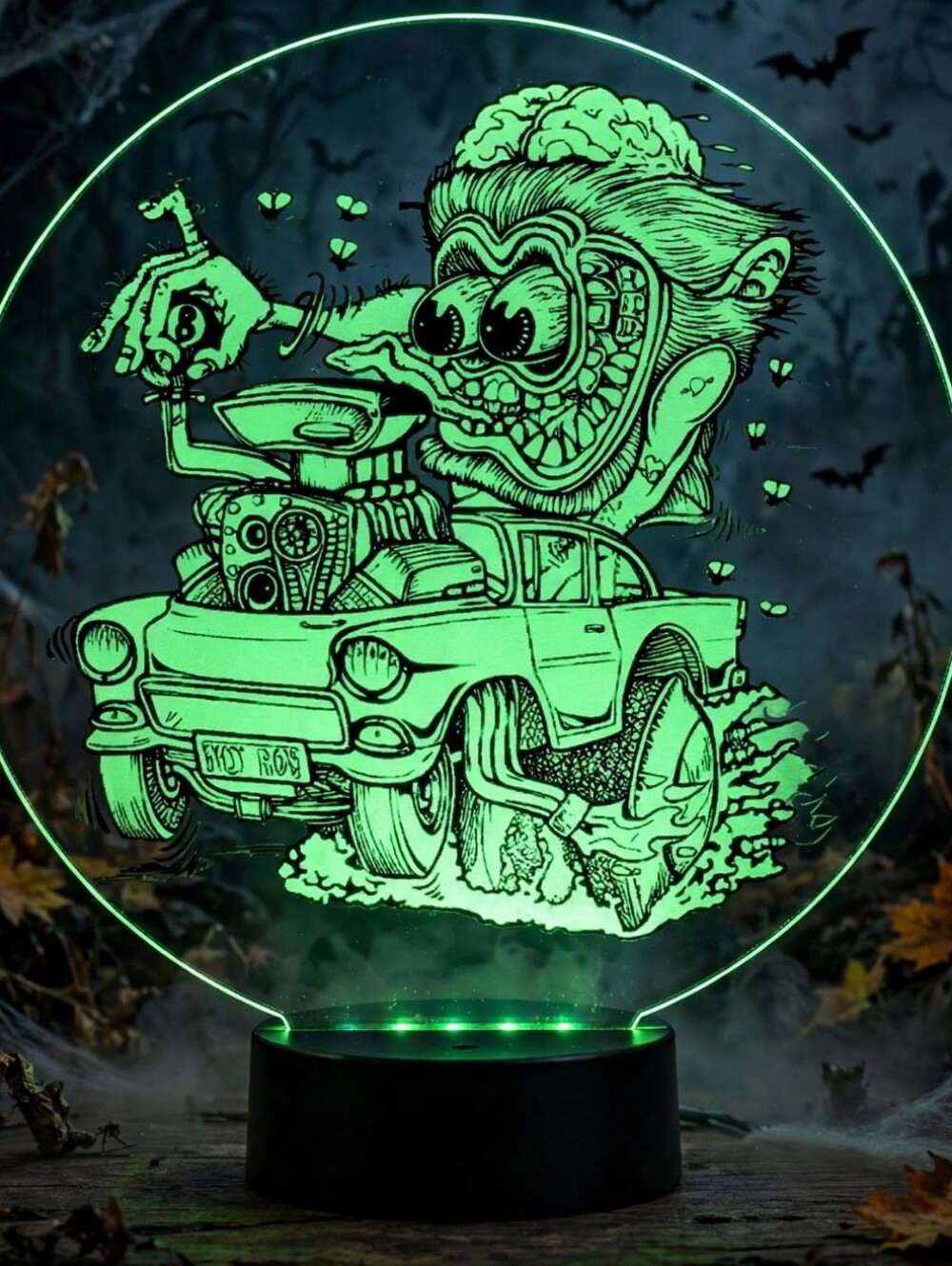 Brain Rott Kustom Kulture Monster Fink HotRod Scoundrel Mechanic Hot Rod Wheels
